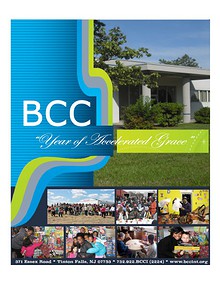 BCC "Year of Accelerated Grace"