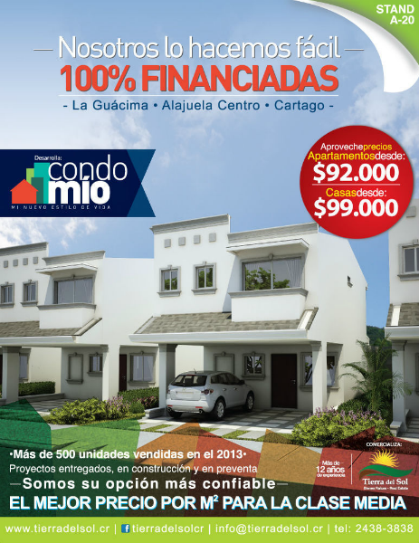 CondoMío - El MEJOR precio por m2 para la clase media Marzo 2014