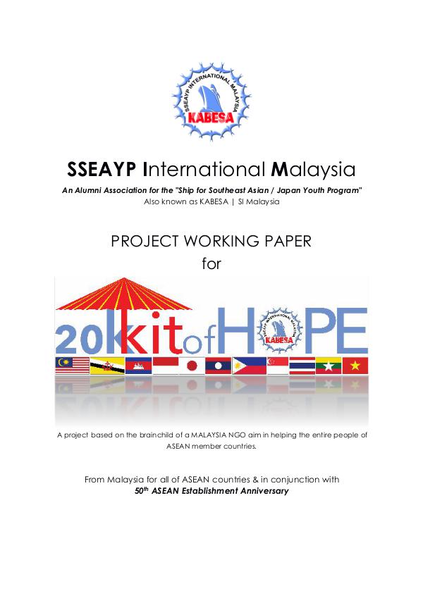 20K Kit of Hope -  ASEAN and Japan Social Contribution Activity (SCA) 20K KIT OF HOPE (ENG)