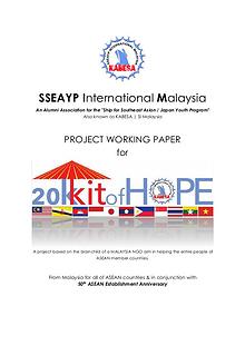 20K Kit of Hope -  ASEAN and Japan Social Contribution Activity (SCA)