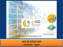 Uso del formato (gpx) GPS