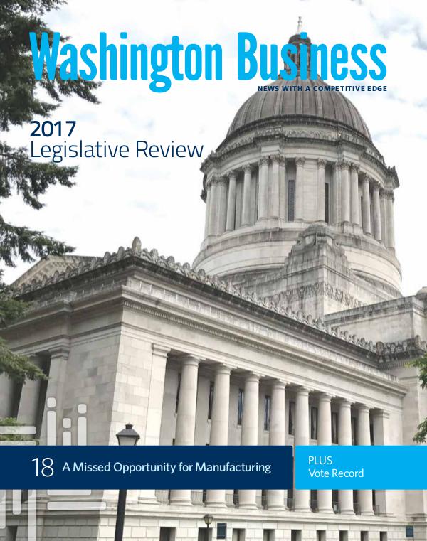 Washington Business Fall 2017 | Legislative Review & Vote Record