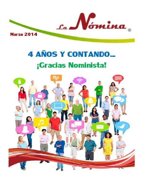 Aniversario La Nomina 2014 Mar 2014