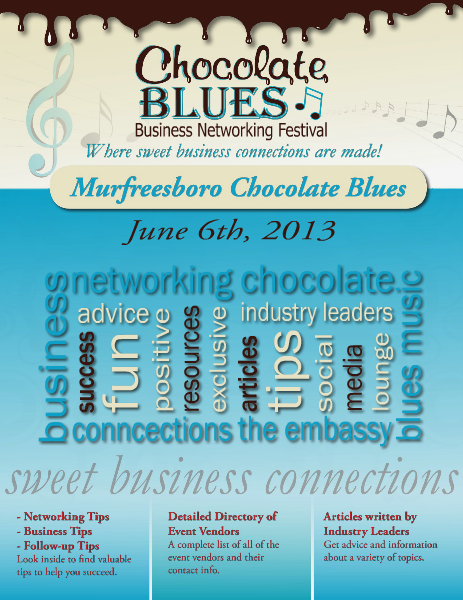 Chocolate Blues Business Networking Festival June 2013