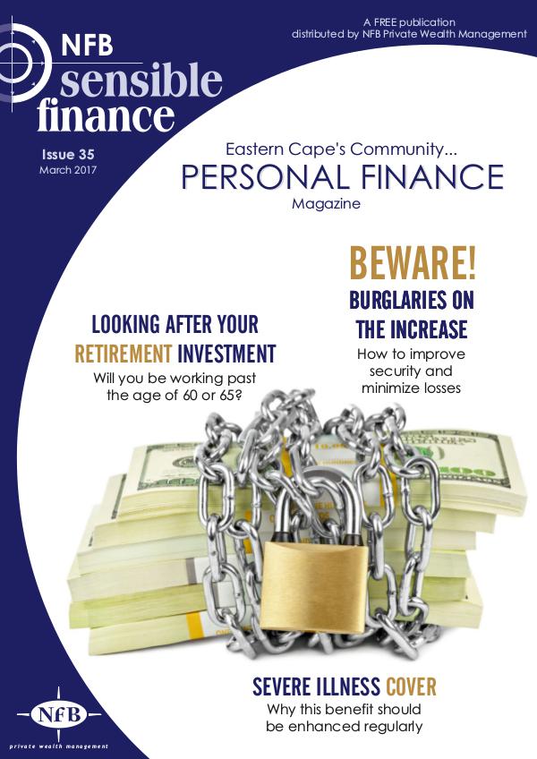 NFB Sensible Finance Magazine Issue 35 NFB Sensible Finance Magazine Issue 35
