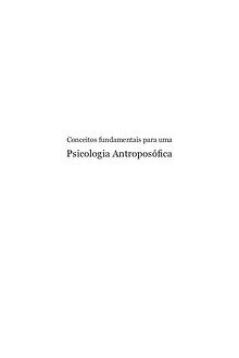 Sumários e Prefácios dos Livros da Editora Antroposófica