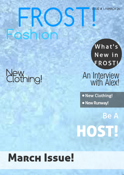 Frost Fashion! March 26, 2014