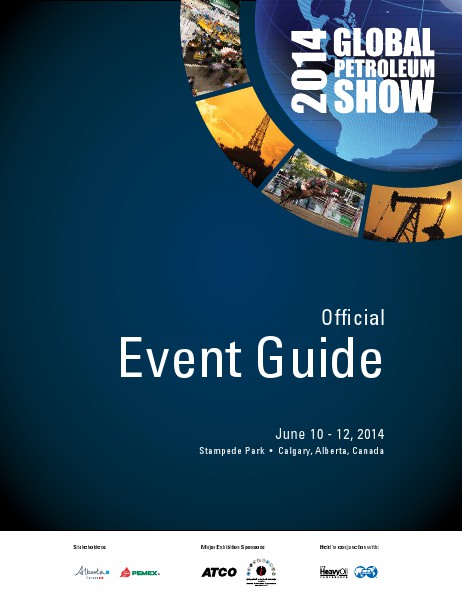 Global Petroleum Show - Event Guide Event Guide