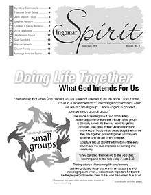 Ingomar Spirit Newsletter