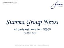Summa Group News 2015 - Nov PT2