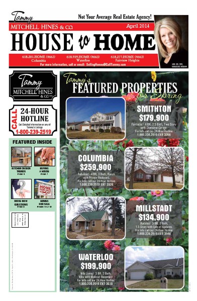 Tammy Mitchell Hines & Co. House to Home Newspaper Apr. 2014 Edition