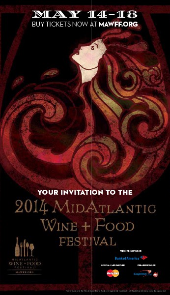 MidAtlantic Wine + Food Festival 2014 Invitation
