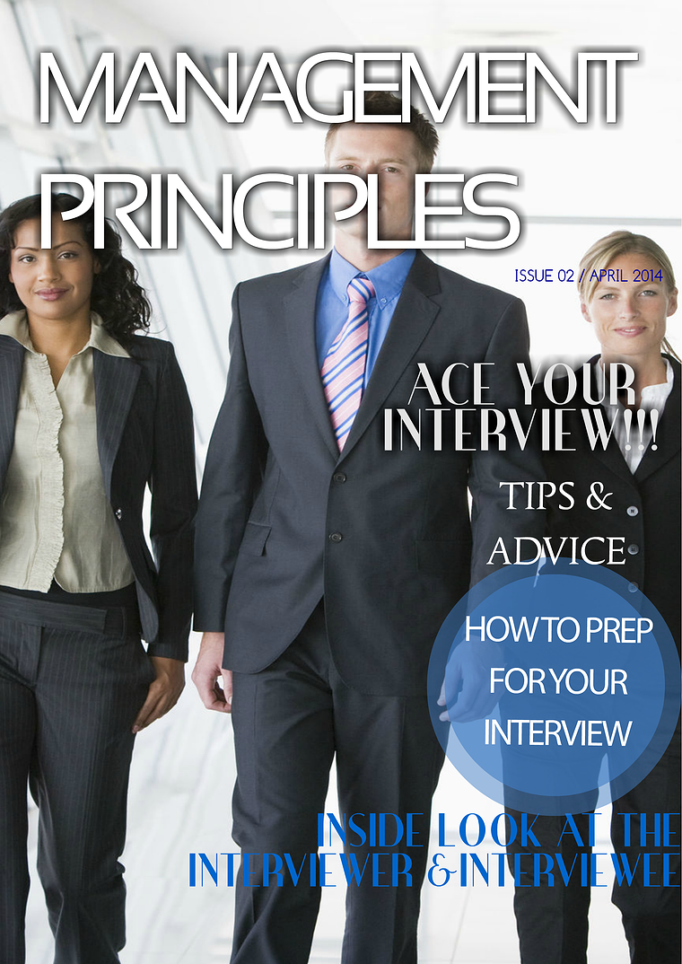 Management Principles- How to Ace an Interview April 2014