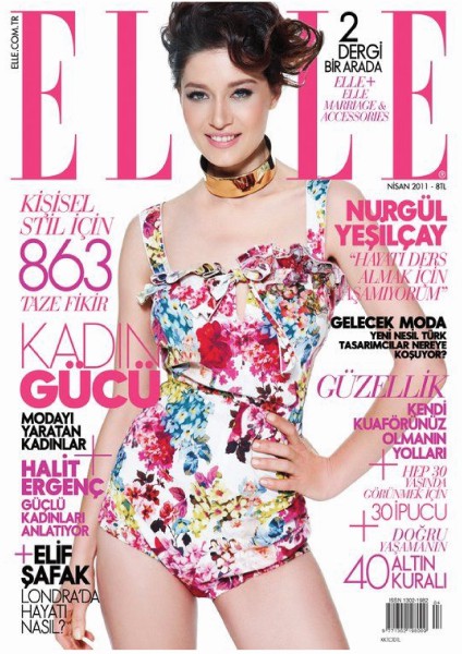 Interview on Nurgül Yeşilçay in the April issue of Elle Magazine, 2011 Interview on Nurgül Yeşilçay for Elle Magazine