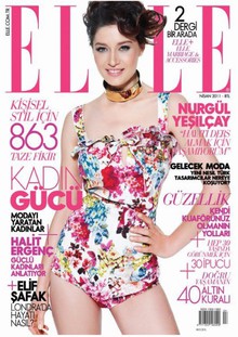 Interview on Nurgül Yeşilçay in the April issue of Elle Magazine, 2011