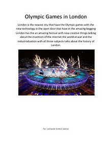 Olympic Games Tec 1371873