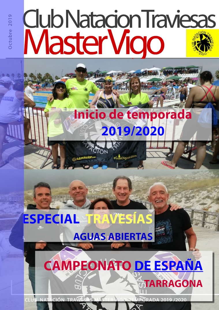 Club Natación Traviesas Master Vigo Especial Travesías 2019
