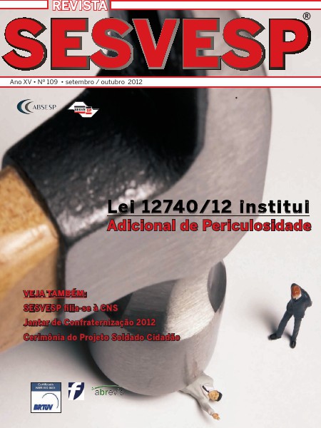 Revista Sesvesp Ed. 109 - setembro / outubro 2012