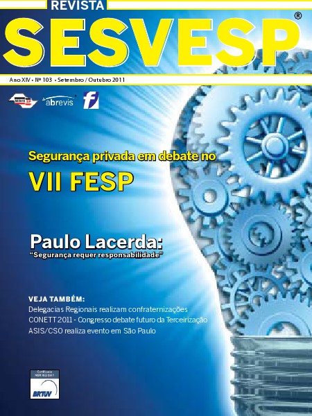 Revista Sesvesp Ed. 103 - Setembro / Outubro 2011