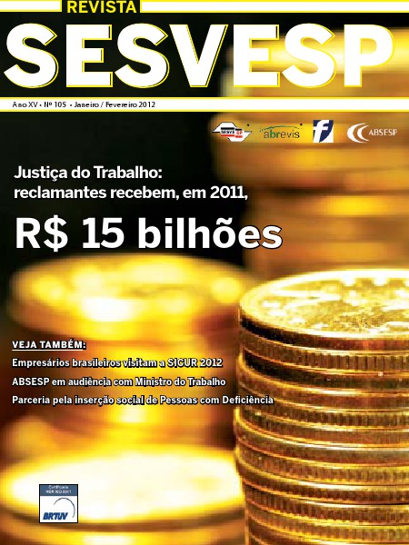 Revista Sesvesp Ed. 105 - Janeiro / Fevereiro 2012