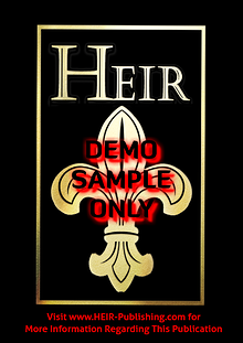 SAMPLE - HEIR-Publishing.com
