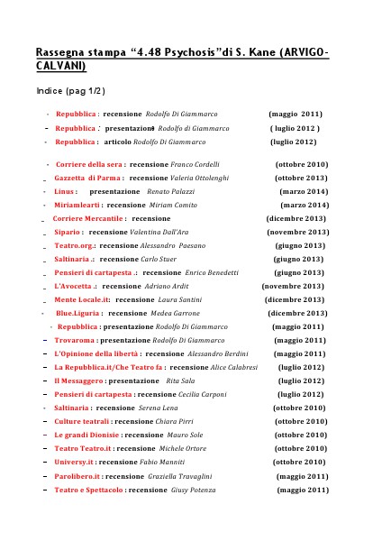 Rassegna Stampa 4-48 PSYCHOSIS di S- KANE(ARVIGO CALVANI)doc07-03-2014-2.pdf Apr. 2014