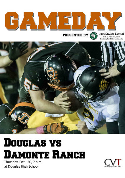 Douglas High Gameday Douglas vs. Damonte Ranch, Oct. 30