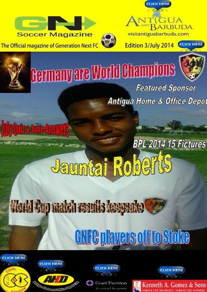 GN Soccer Magazine July 2014 Edition