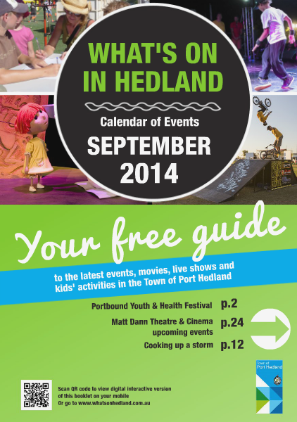 Monthly Events Calendar September 2014