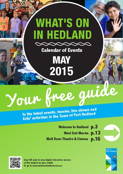 Monthly Events Calendar May 2015