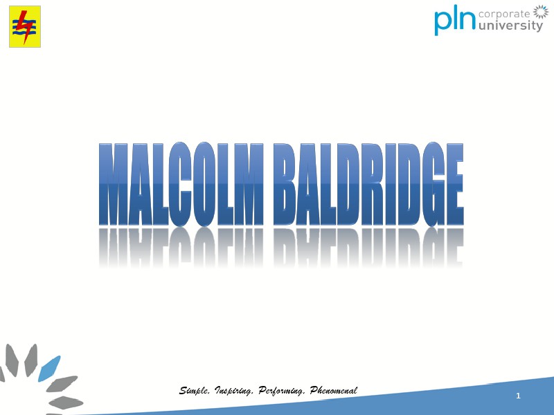Malcolm Baldrige Materi Presentasi