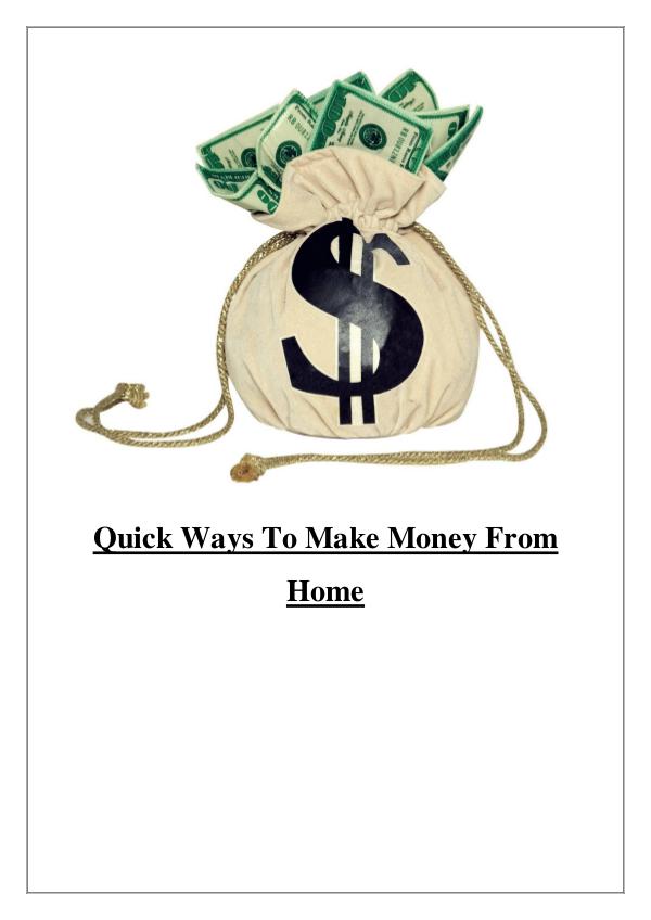 8 Ways To Make Money 1
