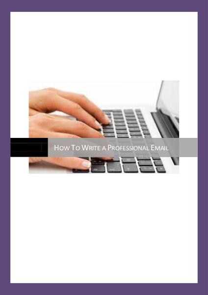 Professional Email Writing 1