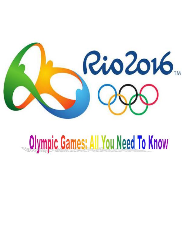 Olympics: Highlights 2016 1
