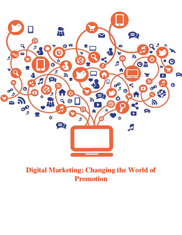 Digital Marketing: Connecting With The Customers Online 1