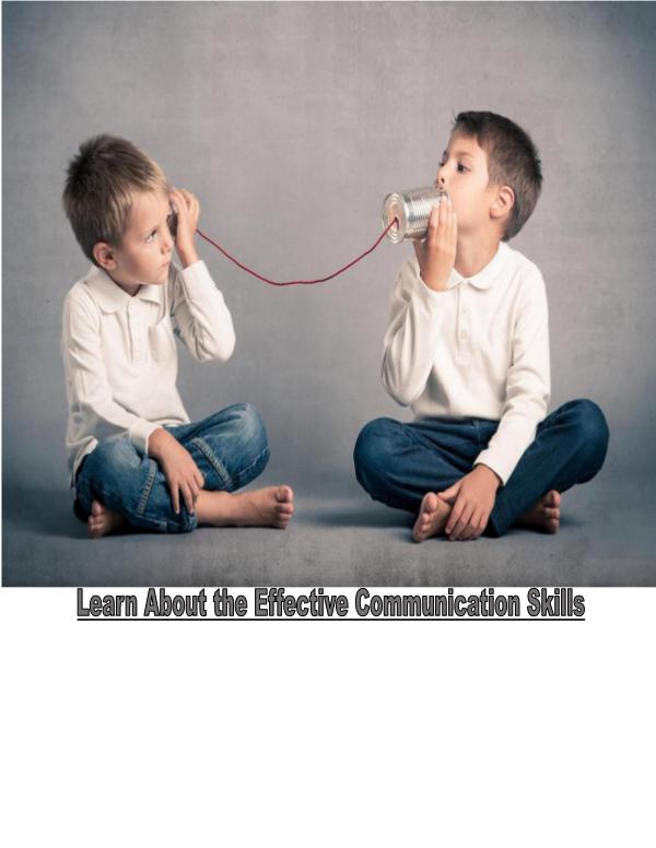 How To Communicate Effectively 1