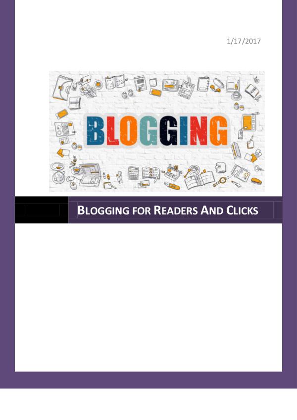 Blogging Generates Traffic for Website 1