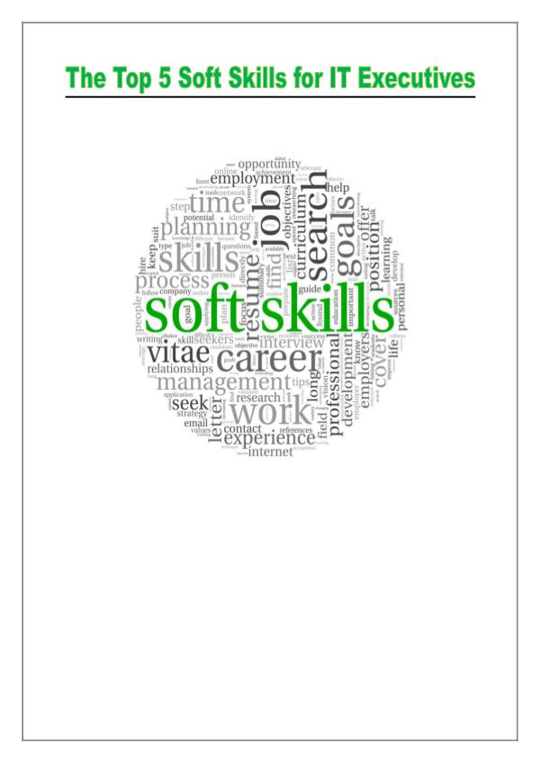 Soft Skills for IT Executives 1