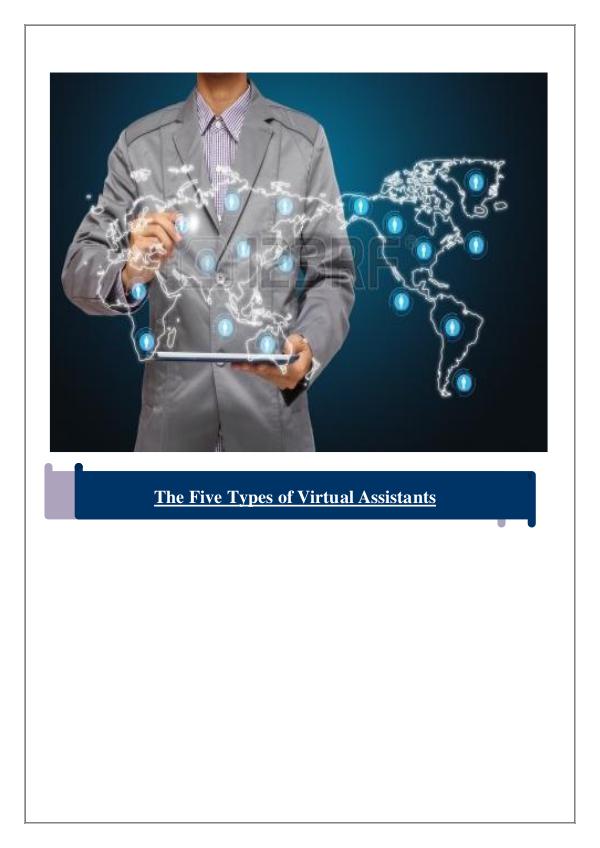 Types of Virtual Assistance 1