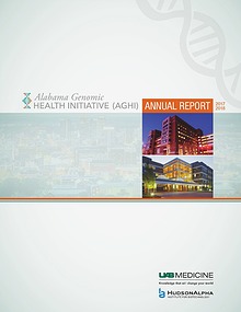 Alabama Genomic Health Initiative (AGHI) Annual Report 2017-2018
