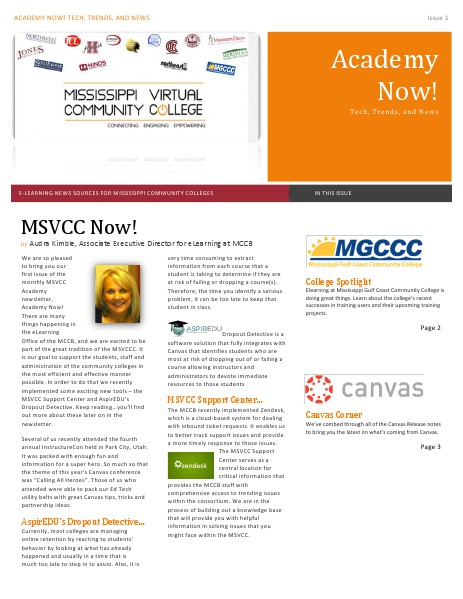 MSVCC Academy Now! 2014-2015