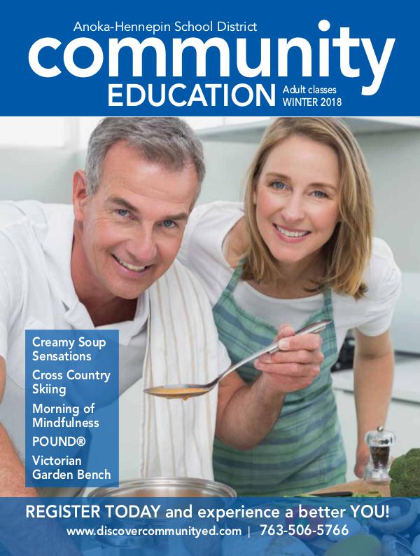Community Education - current class catalogs Adult classes and activities - Winter 2017-18