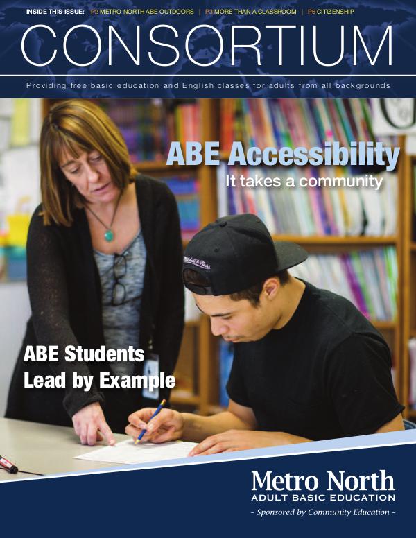 Community Education program brochures Metro North ABE - Consortium newsletter, Fall 2017