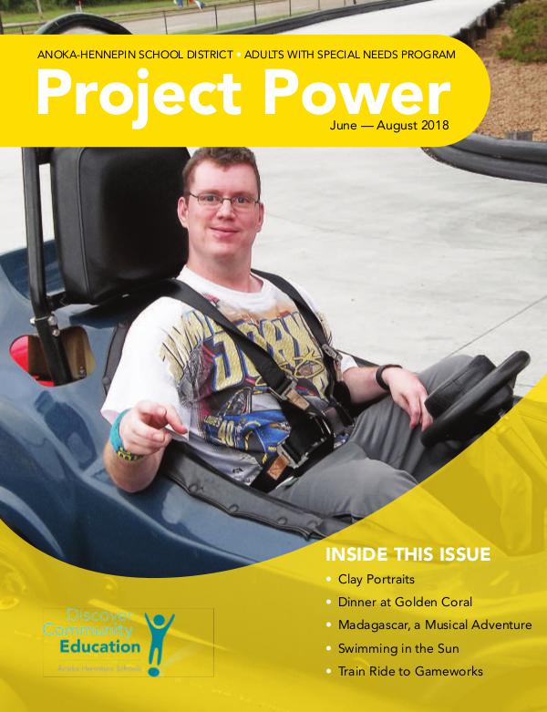 Community Education - current class catalogs Project Power - Summer 2018
