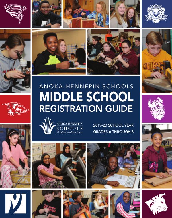 Reports, guides, handbooks Middle school registration guide 2019-20