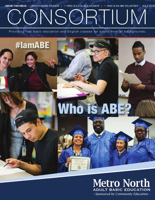 Community Education program brochures Metro North ABE Consortium Newslette, Summer 2019