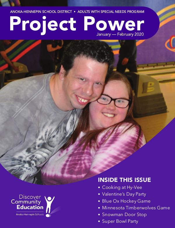Community Education - current class catalogs Project Power - Winter 2020