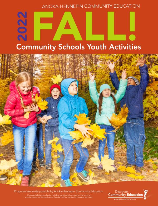 Youth activities and classes - Fall 2022