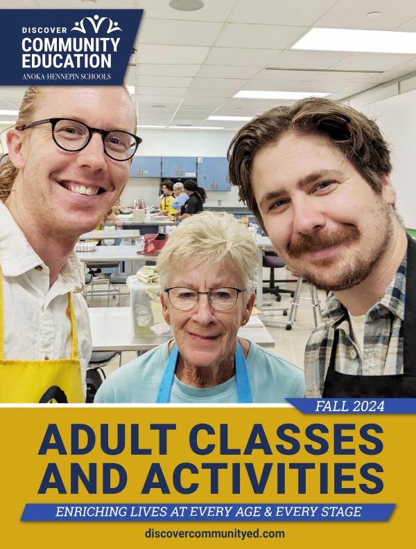 Adult Activities and Classes - Fall 2024