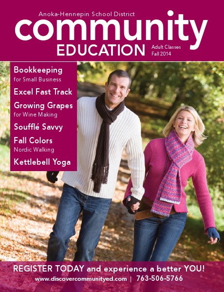 Community Education - current class catalogs Adult activities and classes - Fall 2014
